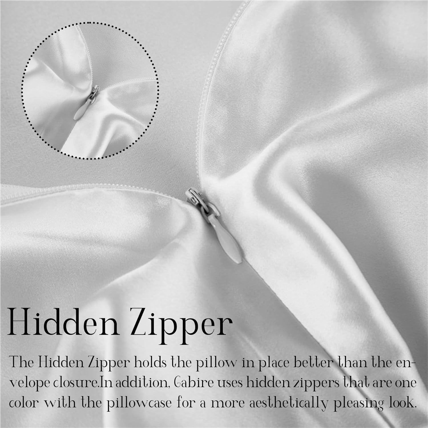Detalle 2 de Gabire Mulberry Silk Pillowcases 20×26