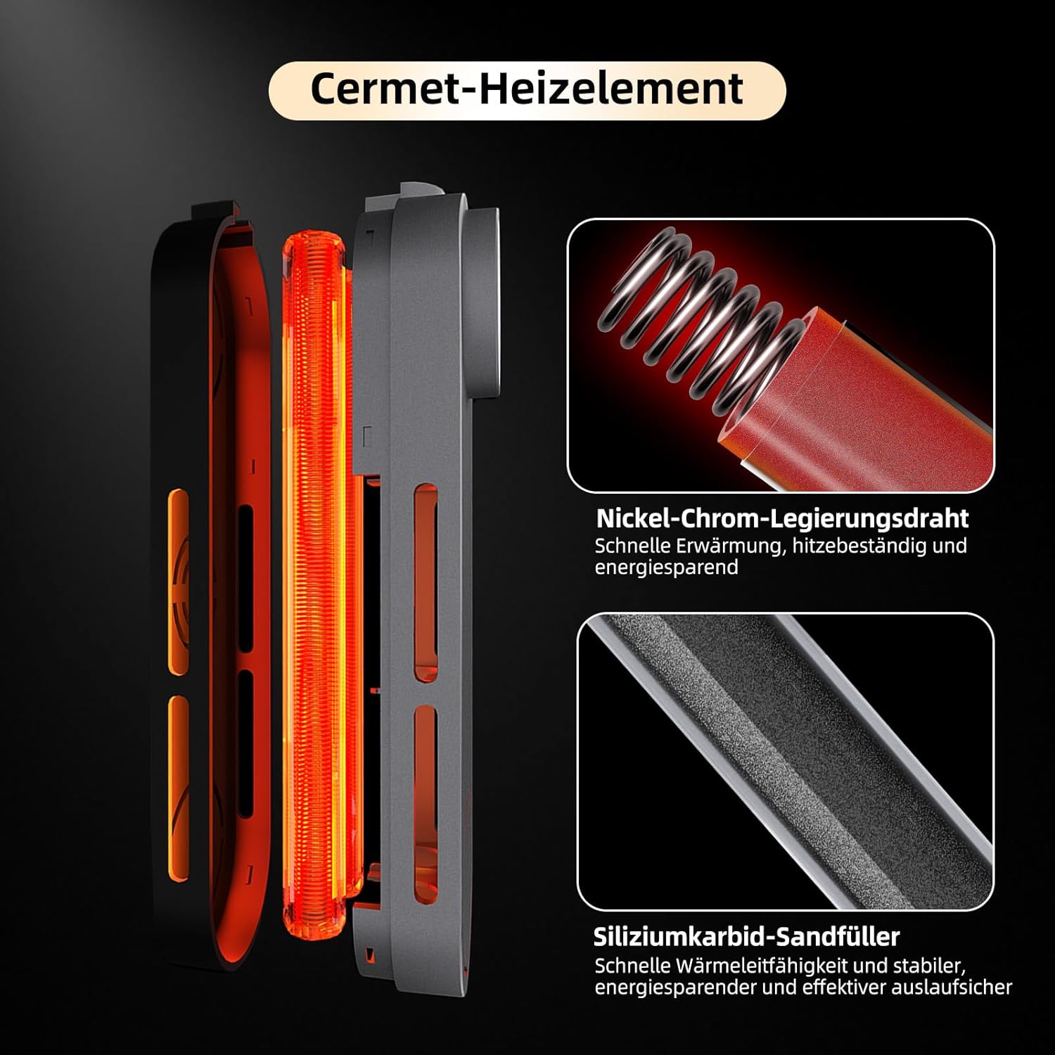 Thumbnail 1 de boxtech Mini Aquarien Heizung, 75W – Tauchfähiger Betta Heizstab mit LCD-Display und externer Steuerung