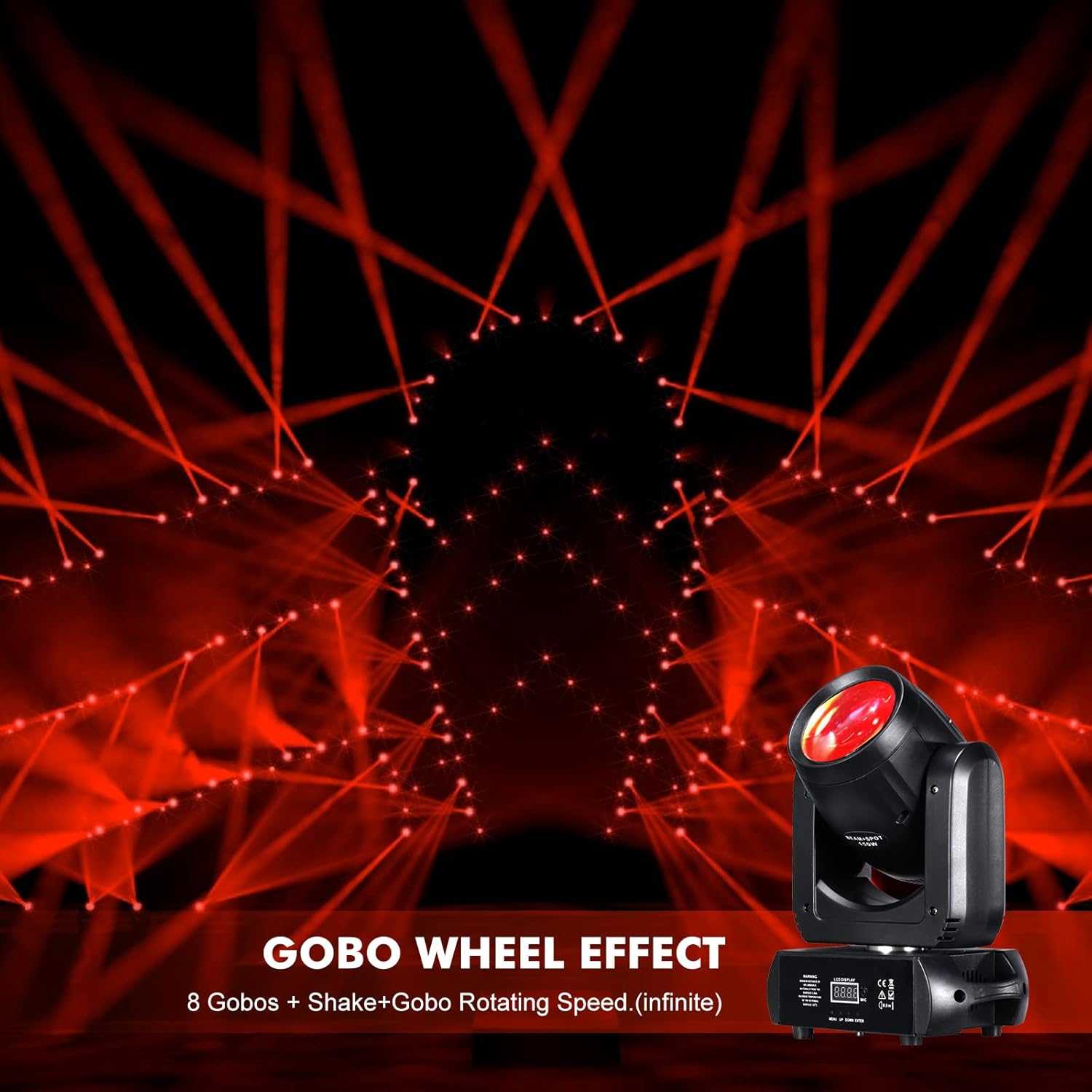 Thumbnail 6 de DJXFLI Moving Head Light 150W Beam