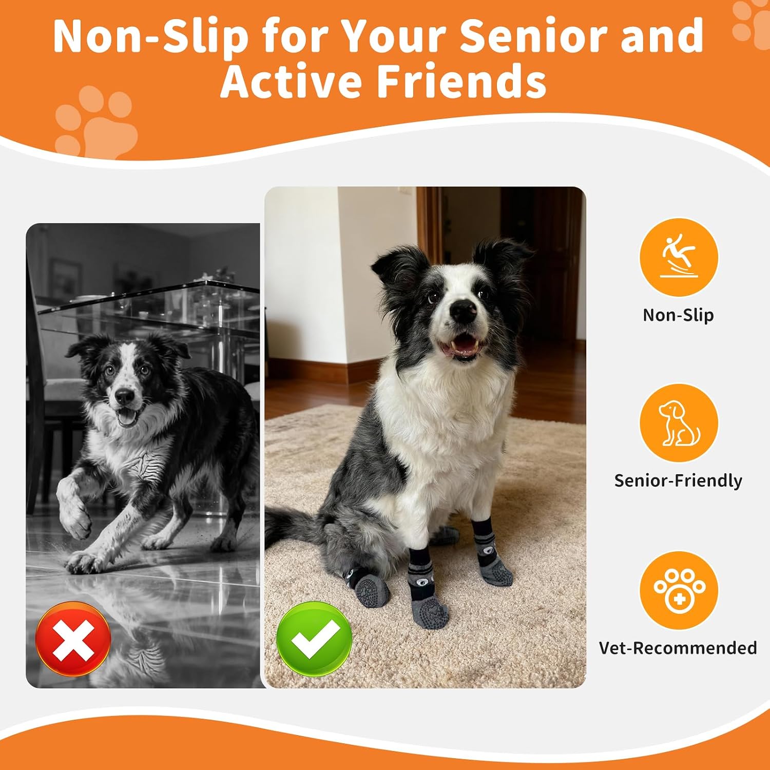 Thumbnail 3 de Non-Slip Dog Socks, Size L