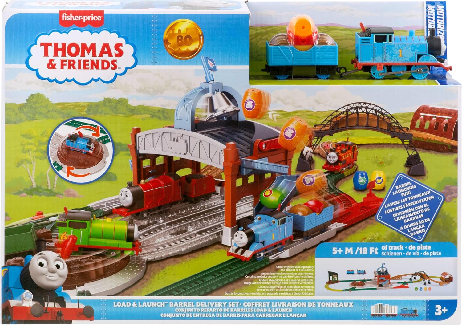 Thumbnail 5 de Thomas & Friends toy train set 18 feet track