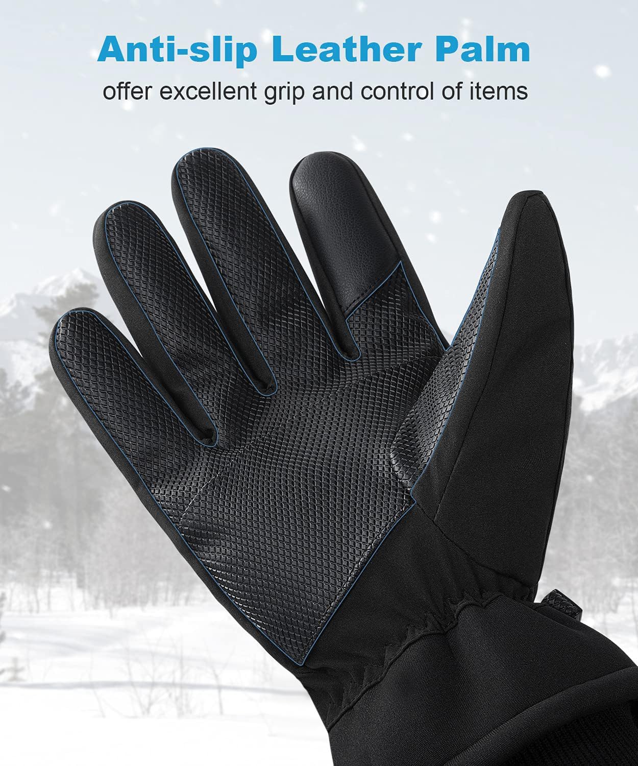 Detalle 2 de coskefy Thermal Gloves -20℉ Coldproof