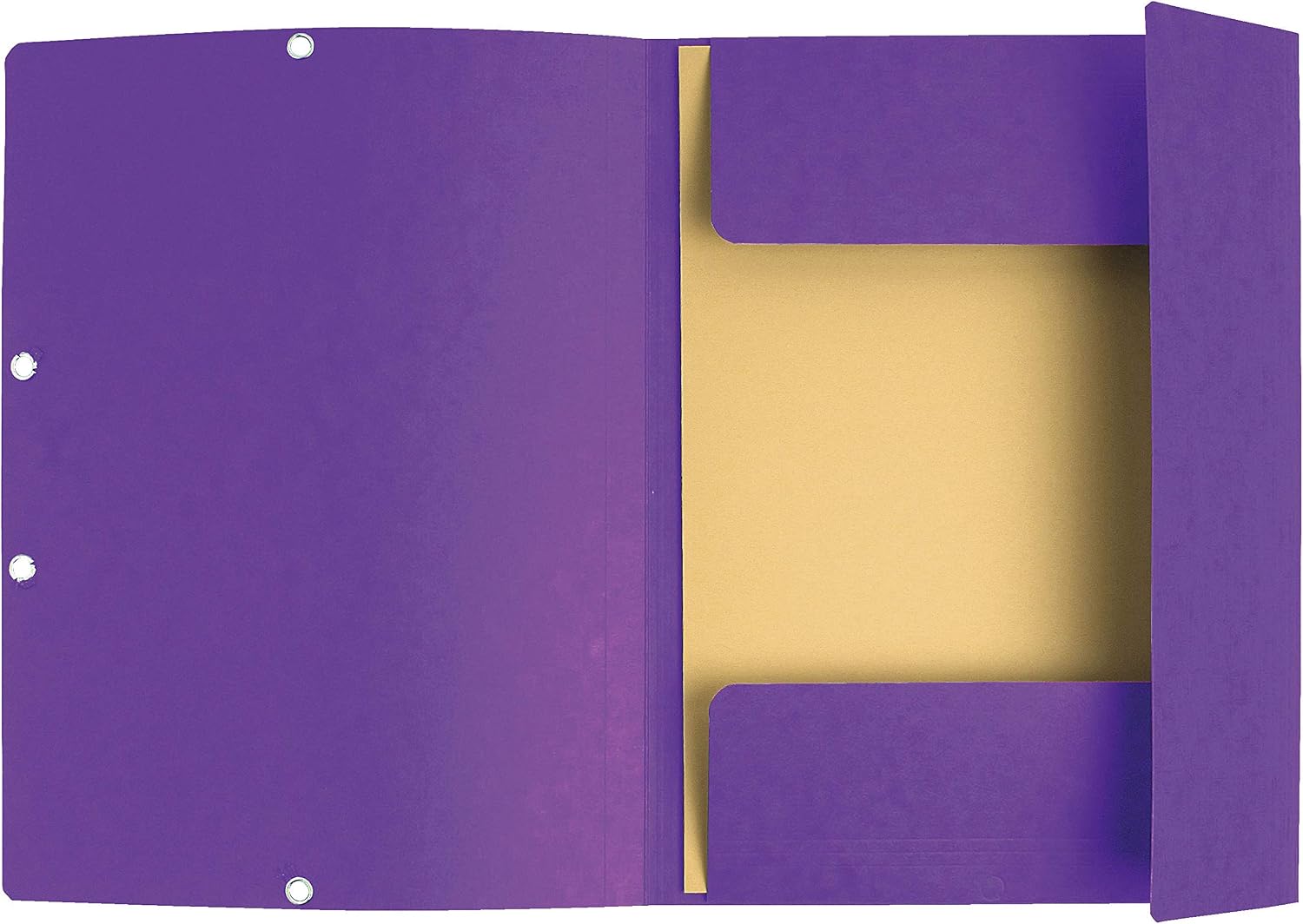 Thumbnail 2 de Exacompta 55308E – Paquet de 10 chemises à élastiques 3 rabats, A4, violine, 24×32 cm