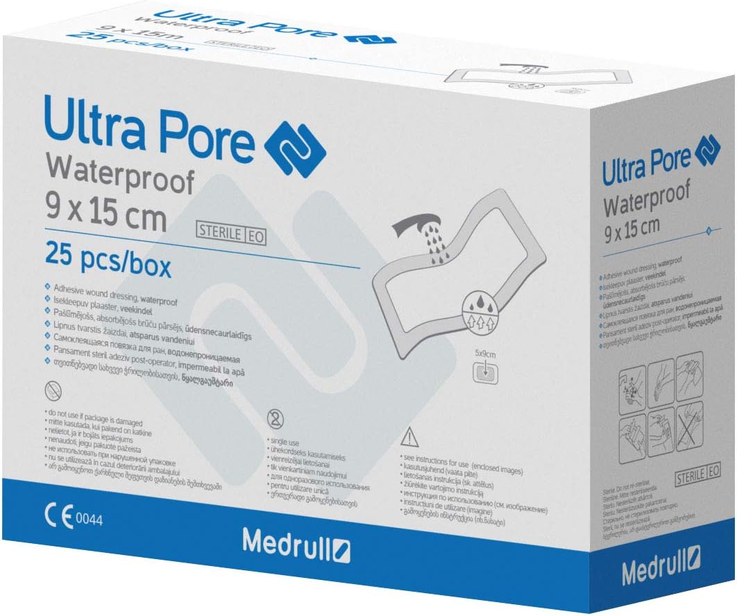 Detalle de Medrull ULTRA PORE Wundpflaster 15 x 9 cm đ©č