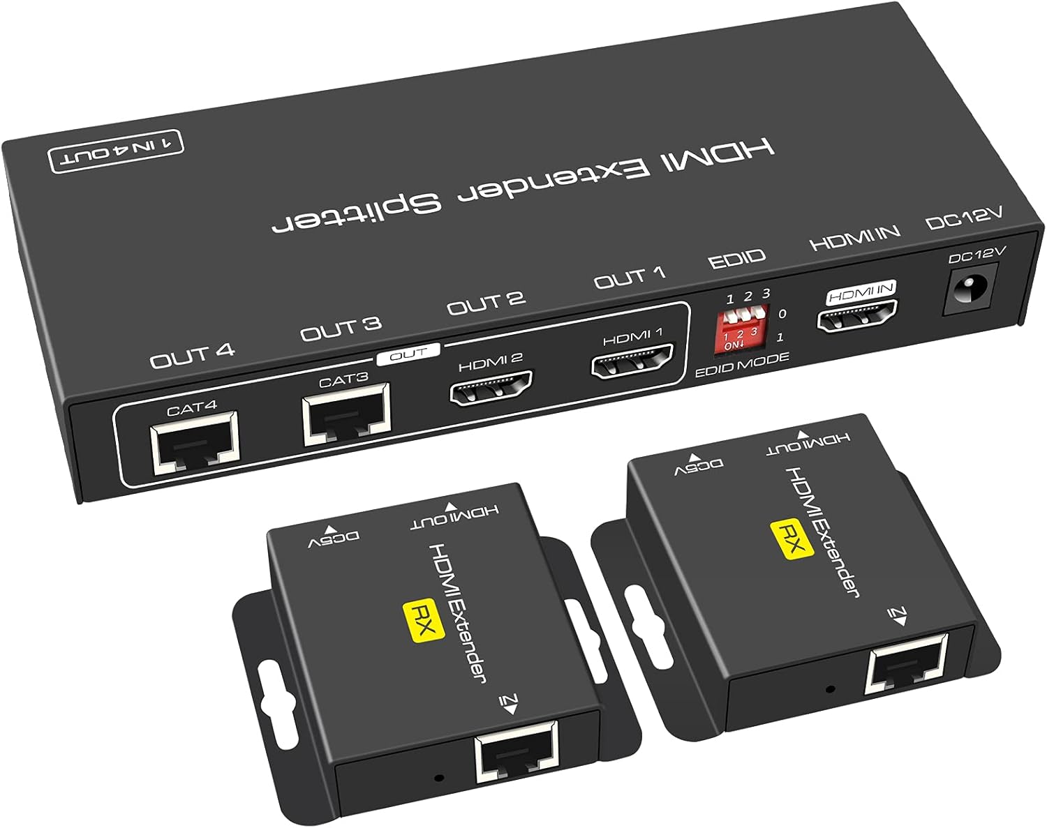 VEDINDUST HDMI Splitter Extender 1x2 50m