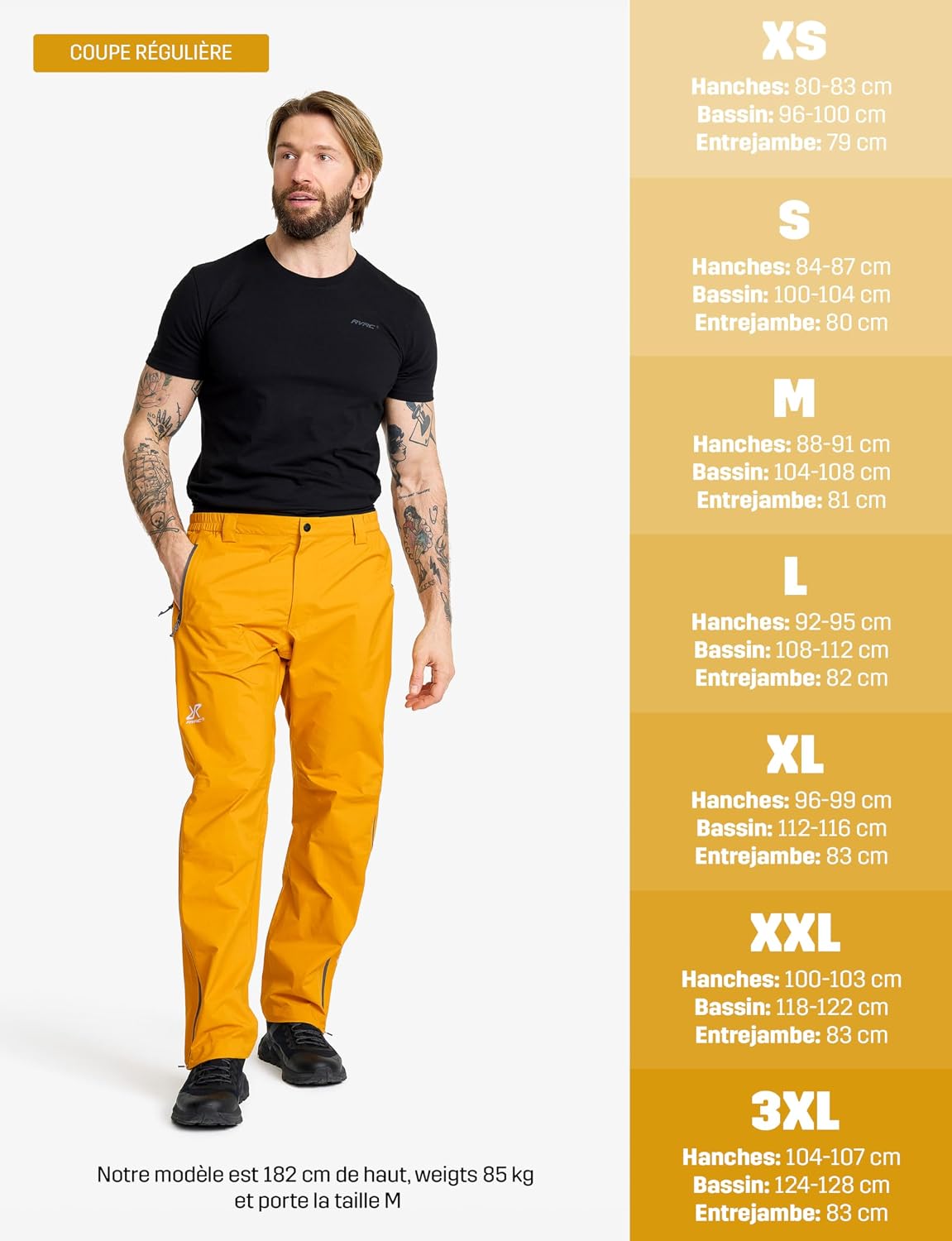 Detalle 1 de RevolutionRace Arcade 3L Lightweight Pants 3L pour homme