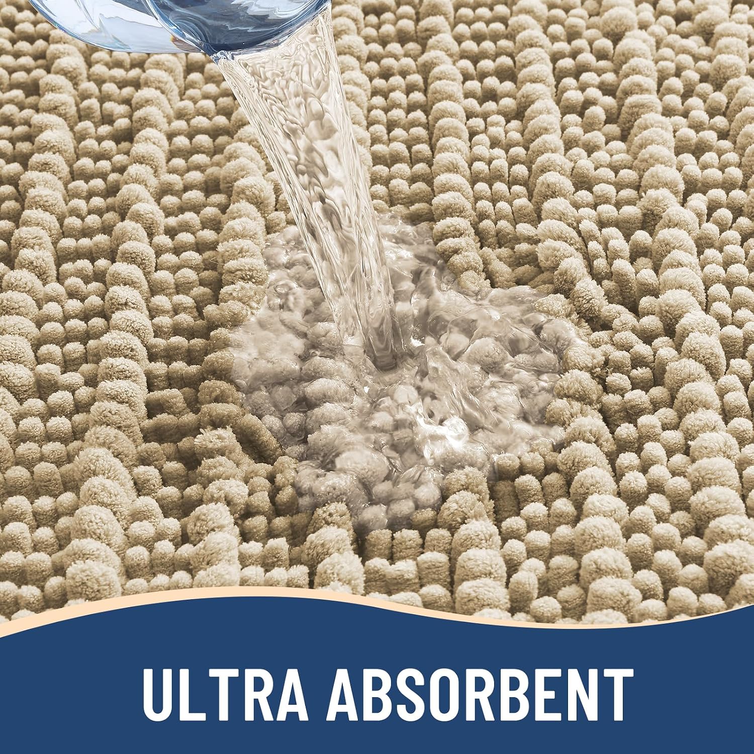 Detalle de Arotive U-Shaped Toilet Rug 24x20