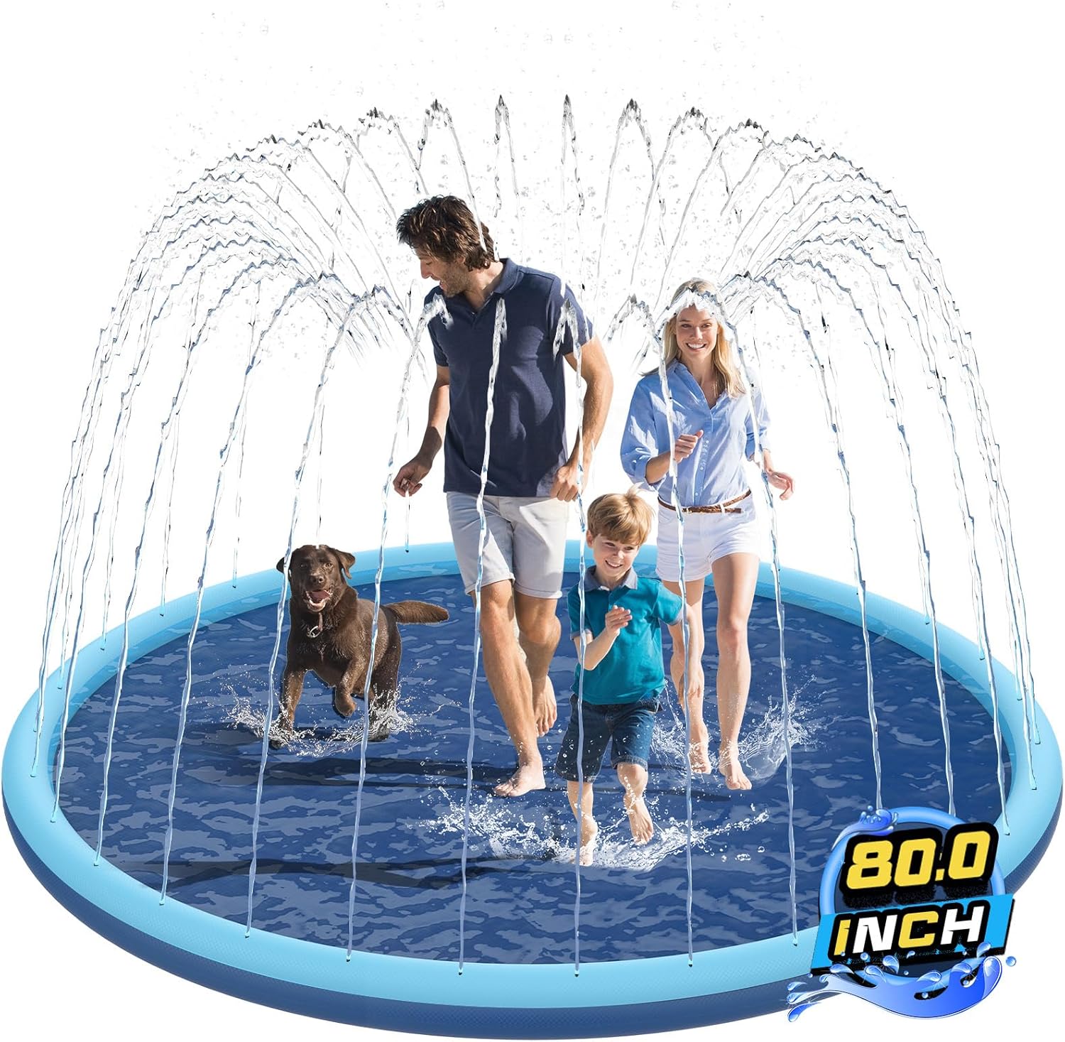 Non-Slip Splash Pad 80 Extra Large Play Mat