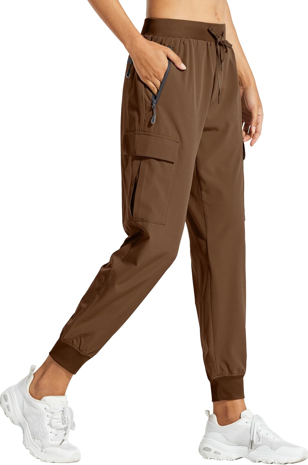 Detalle de Libin Damen Cargohose Jogginghose – Leichte, wasserdichte Outdoor-Hose für Trekking und Freizeit