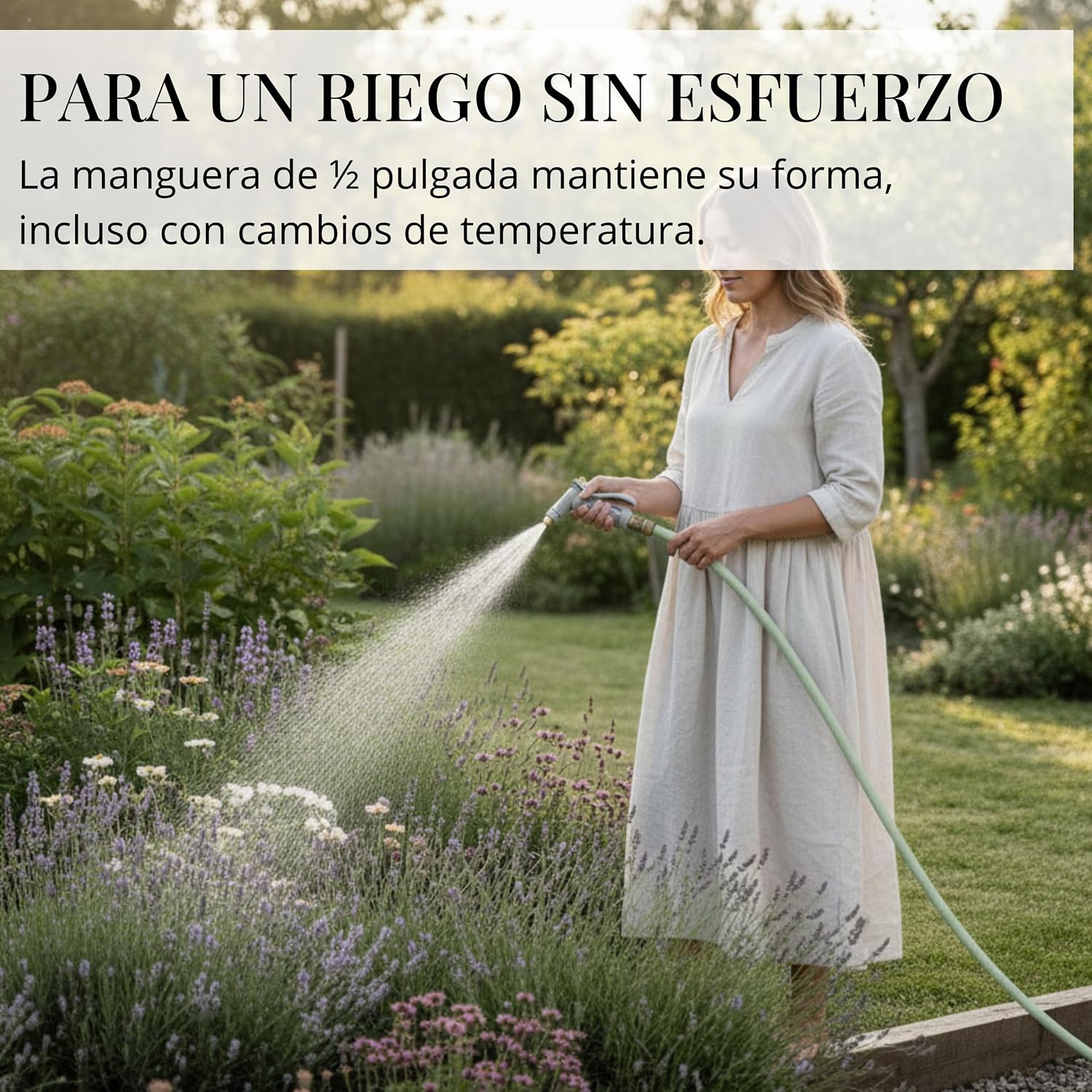 Thumbnail 2 de Manguera de jardín LIVLIG 20 m – 13 mm (1/2 pulgada), Made in Germany, verde Graceful Green