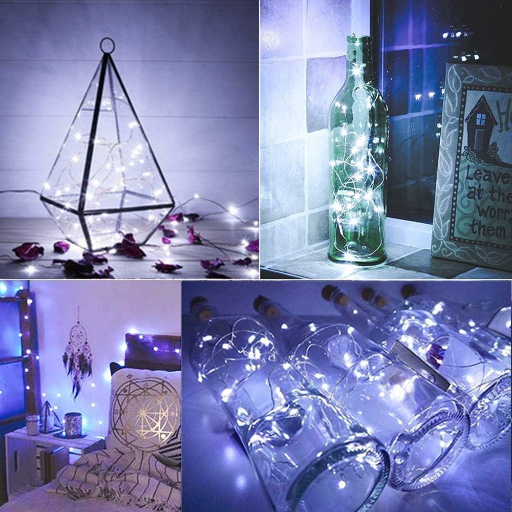 Detalle 1 de EShing ES0020011-5 LED Fairy Lights, 66 ft, 200 Warm-White Lights