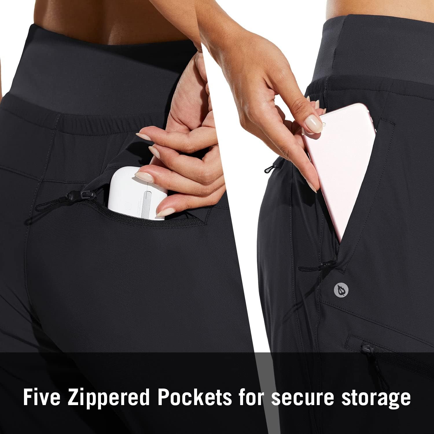 Thumbnail 4 de baleaf Women’s Lightweight Quick-Dry Hiking Joggers with UPF 50+ and 5 Zipper Pockets