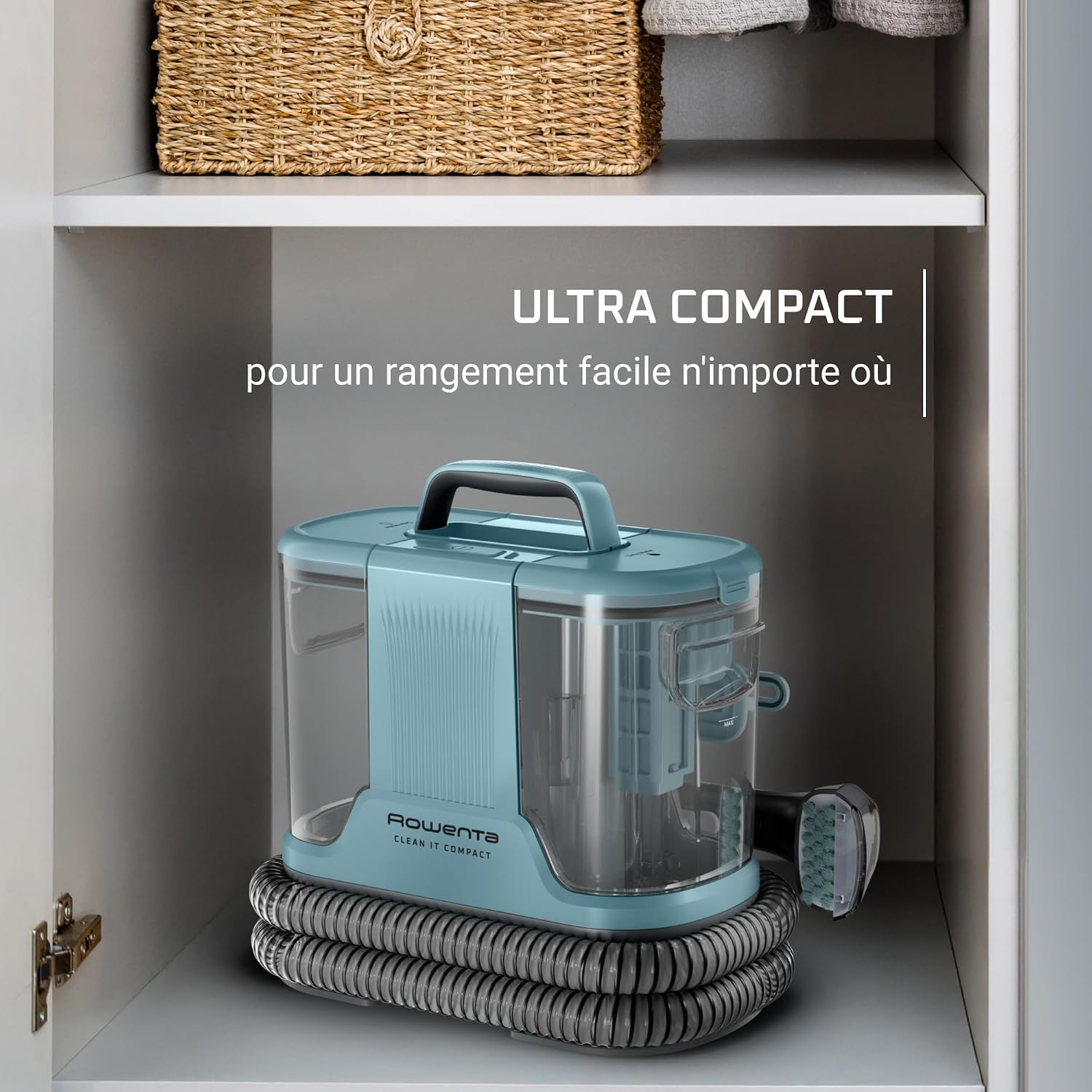 Detalle de Rowenta Clean It Compact IN3021F0 : la shampouineuse compacte au service du quotidien