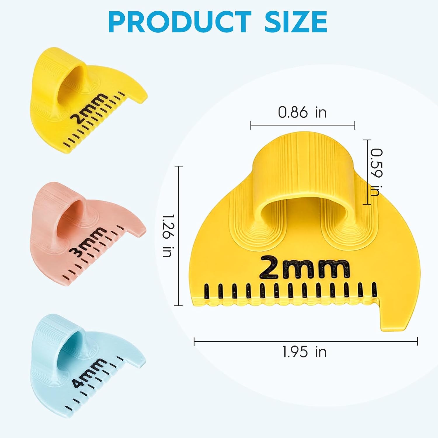 Detalle 2 de Edge Stitch Sewing Gauge, 2mm/3mm/4mm