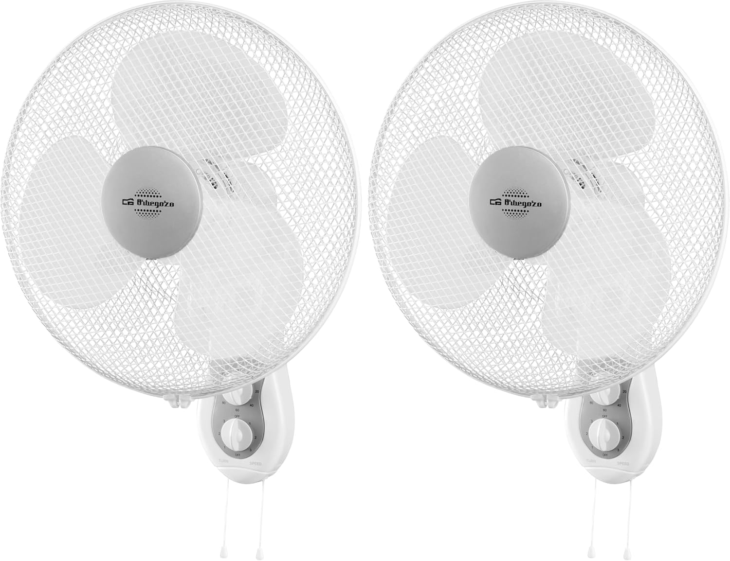 Detalle de Orbegozo WF 0139: Ventilador de pared oscilante de 40 cm, 3 velocidades y temporizador de 120 minutos