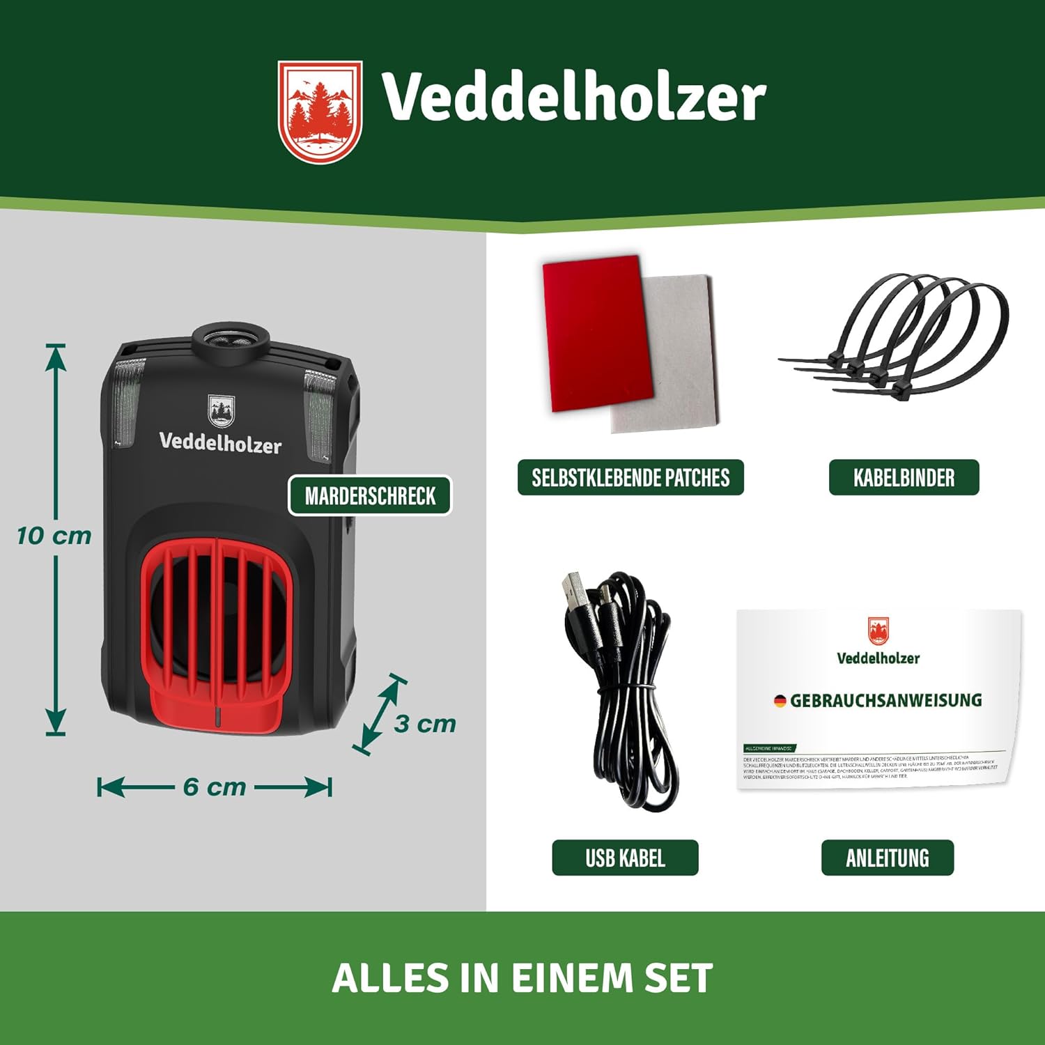 Thumbnail 3 de Veddelholzer Marderabwehr 70 m² Ultraschall
