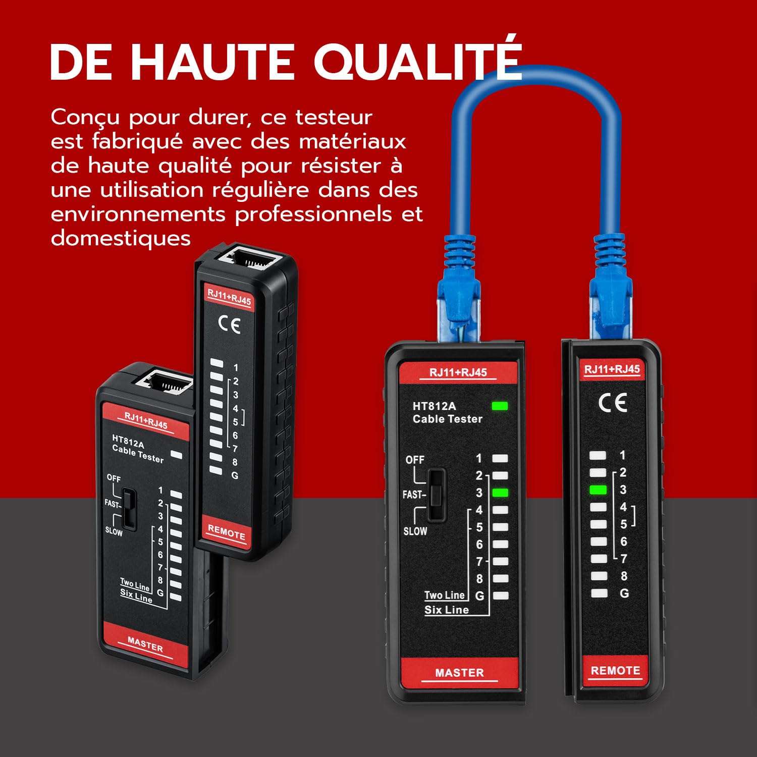 Thumbnail 4 de Mcbazel Testeur câble réseau 60V 🛠️