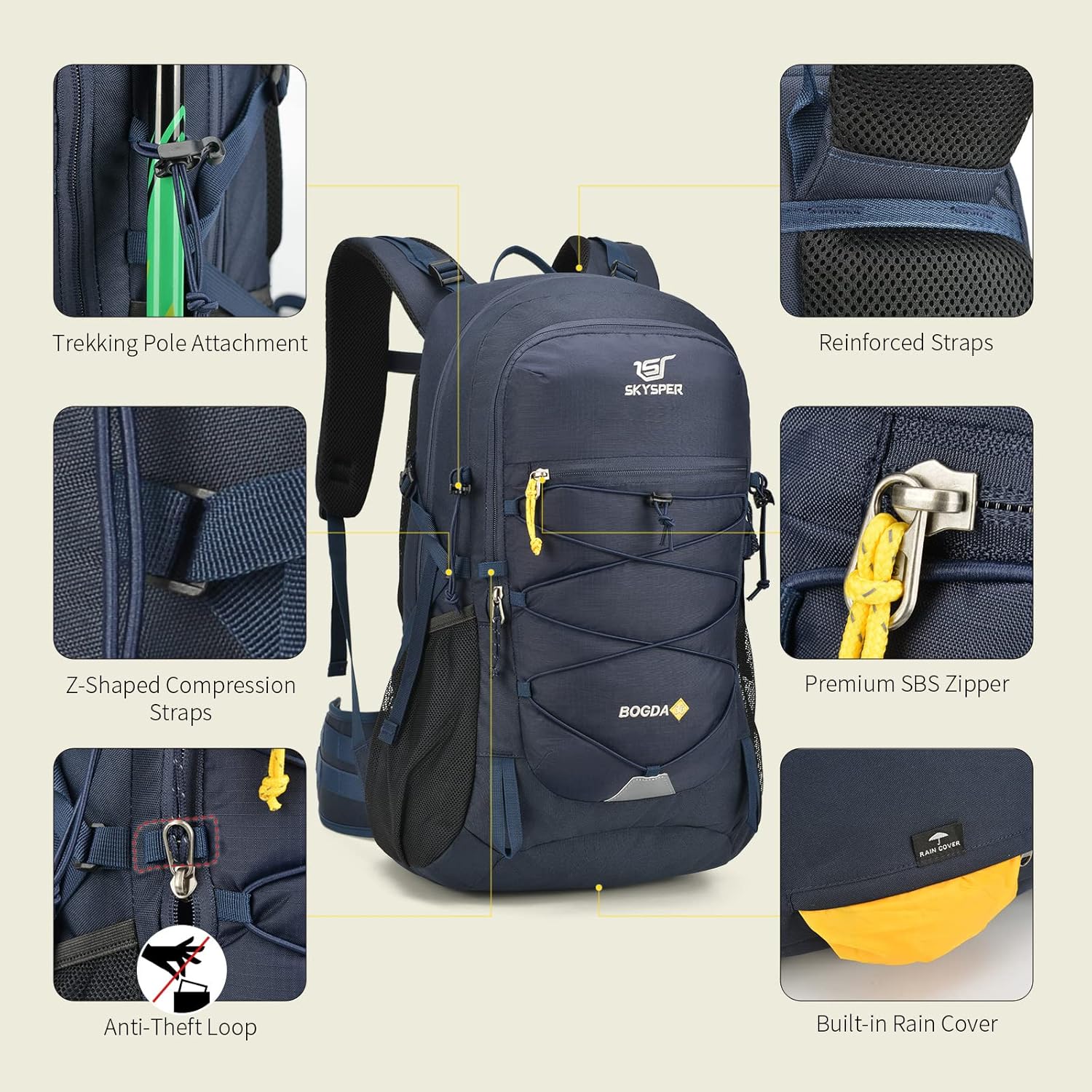 Thumbnail 2 de SKYSPER 35L hiking backpack for travel
