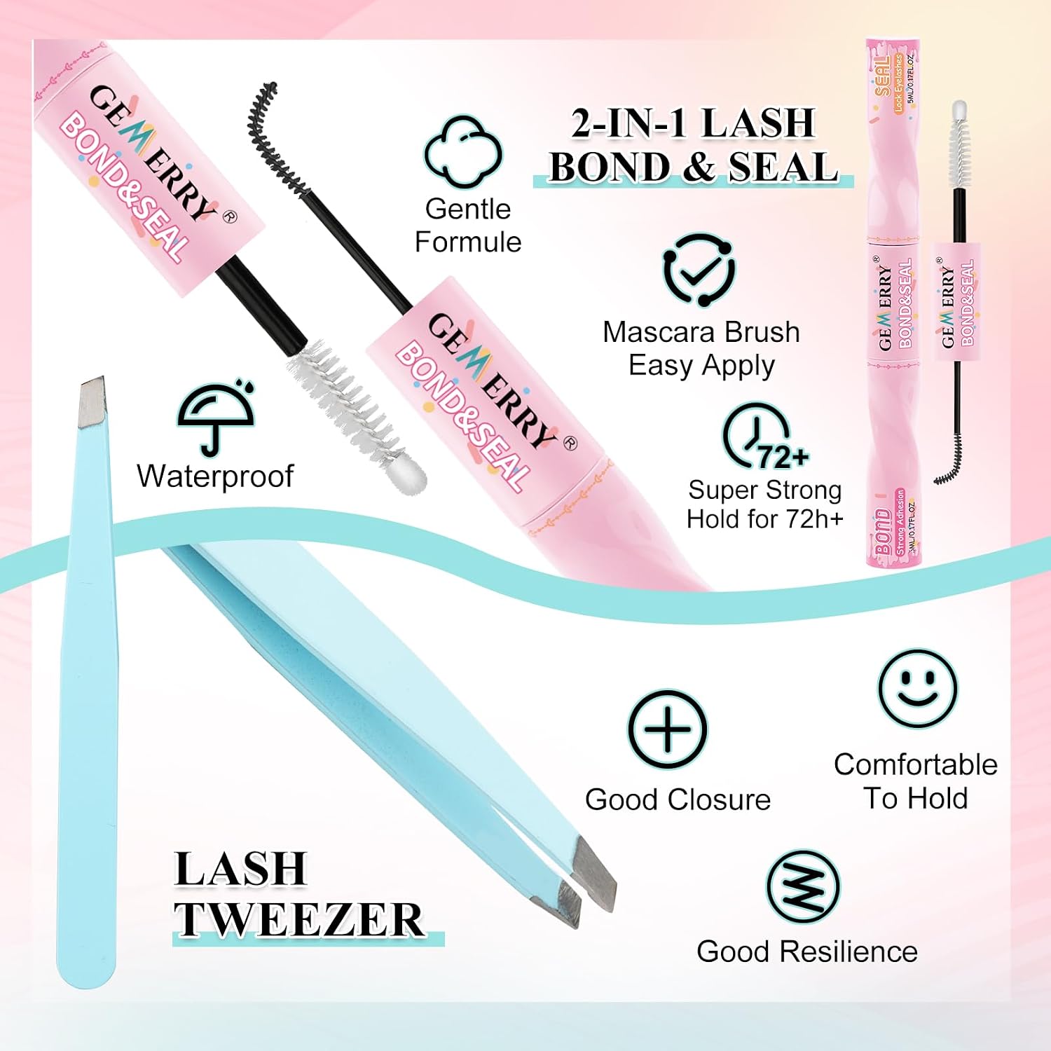 Detalle 1 de GEMERRY Lash Cluster Kit 8–16mm