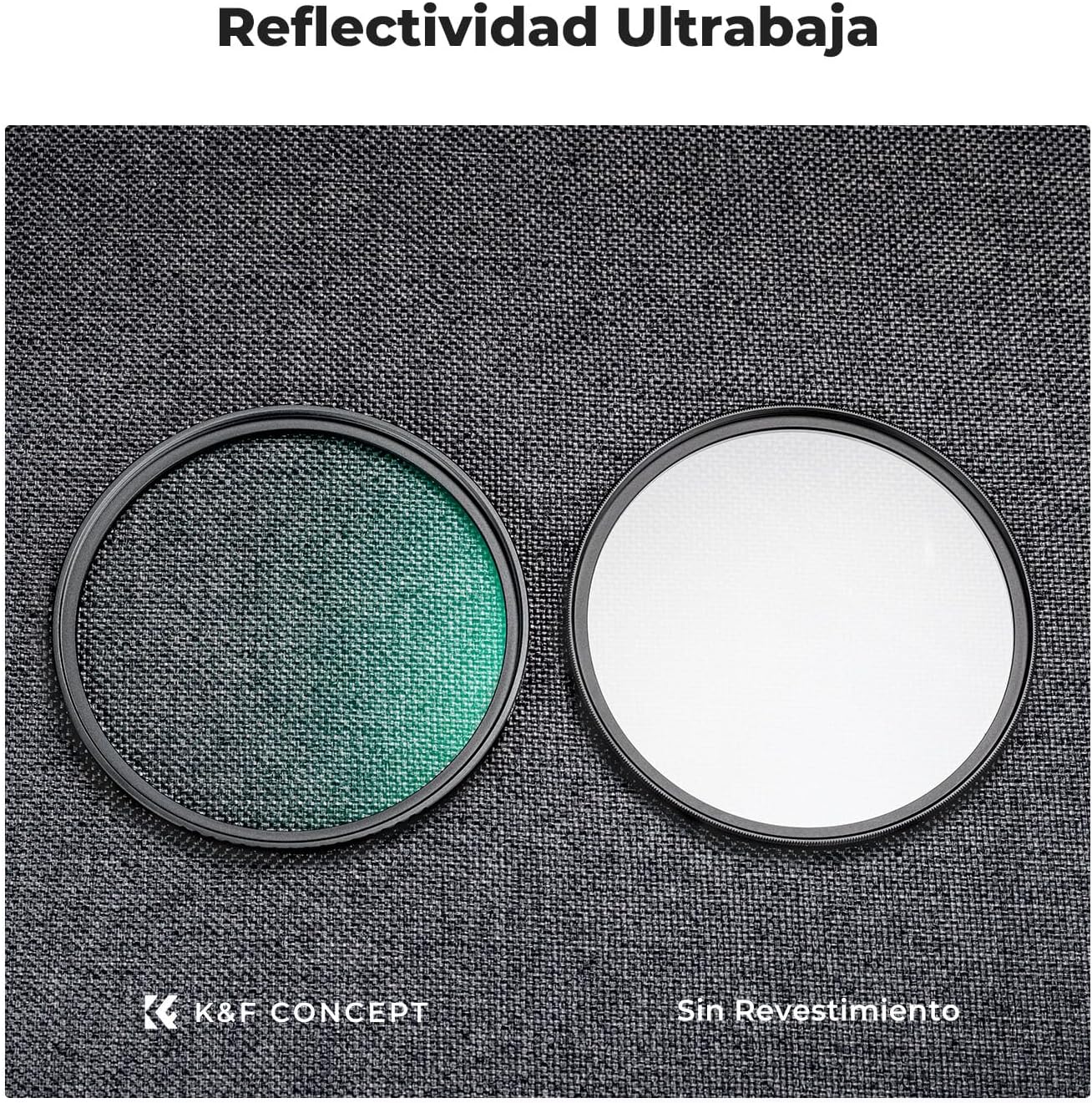 Detalle 2 de K&F CONCEPT Nano-Klear Filtro UV 67mm