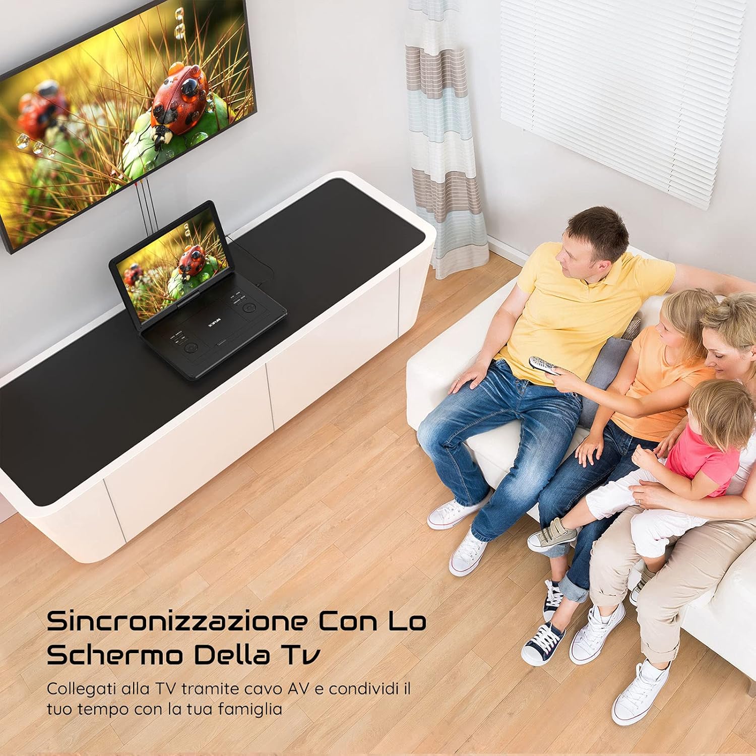 Thumbnail 4 de Lettore DVD Portatile 16" HD con batteria 📀