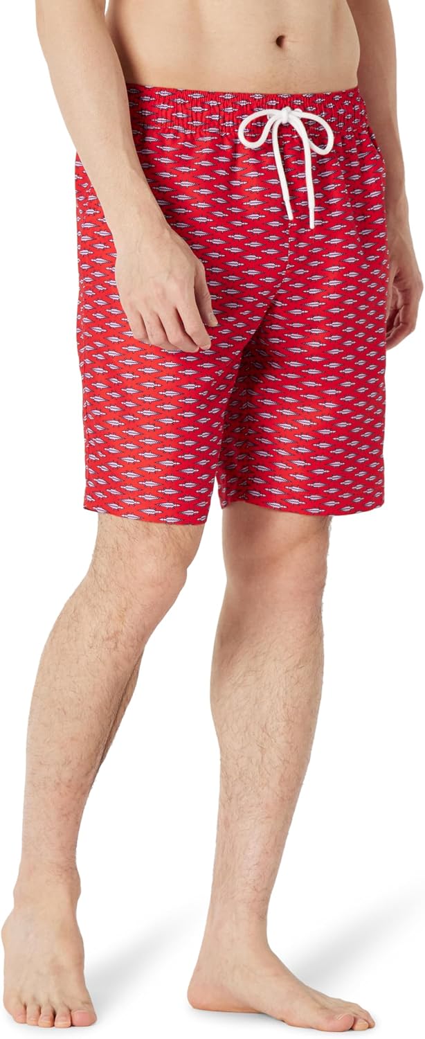 Detalle de Amazon Essentials Herren 23cm Badehose mit Netzfutter, Taschen und Kordelzugverschluss