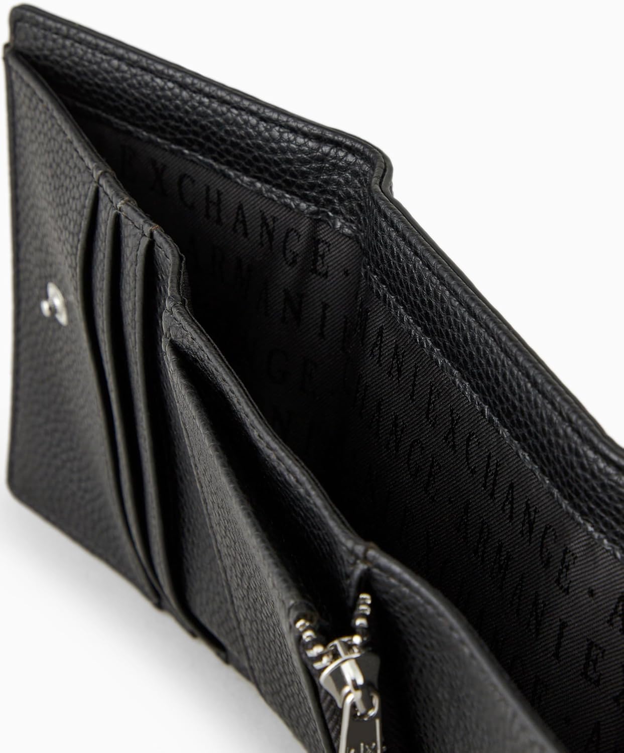 Thumbnail 1 de Armani Exchange Wave portefeuille femme noir 👛