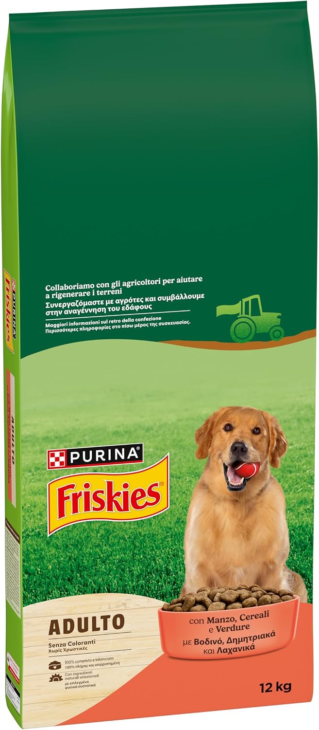 Detalle 2 de Purina Friskies Crocchette Cane Adulto – Confezione da 12 kg