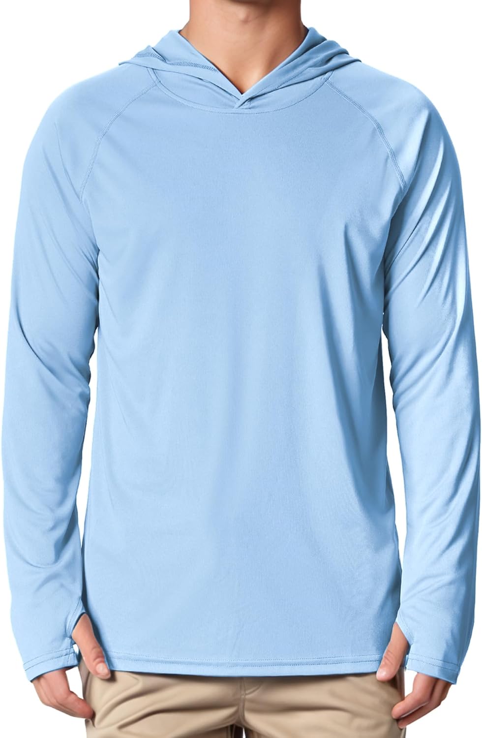 Thumbnail 6 de Peakwell Men's UPF 50+ Sun Protection Long Sleeve Hooded Rash Guard
