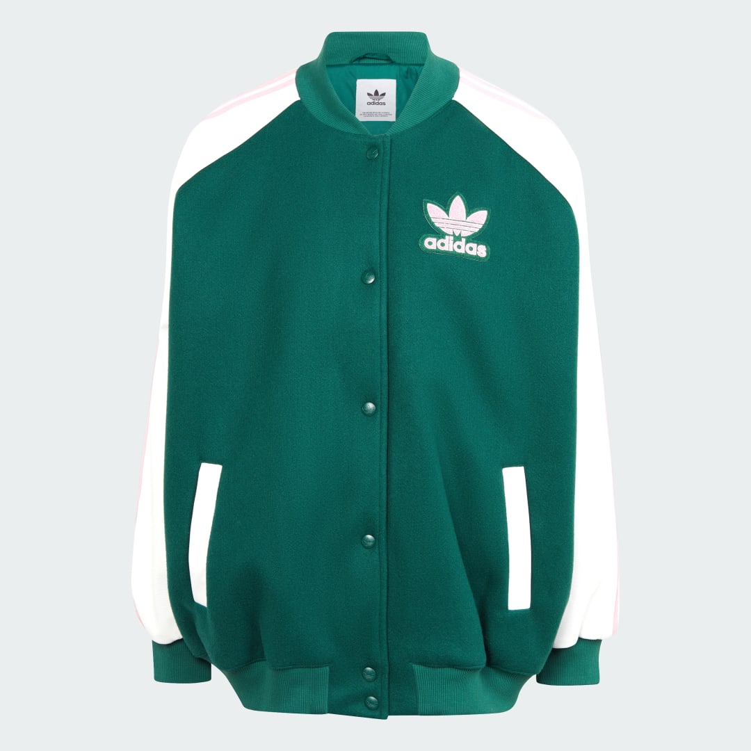 Detalle de Adidas Chaqueta SST Oversized VRCT en blanco — guía de compra y veredicto