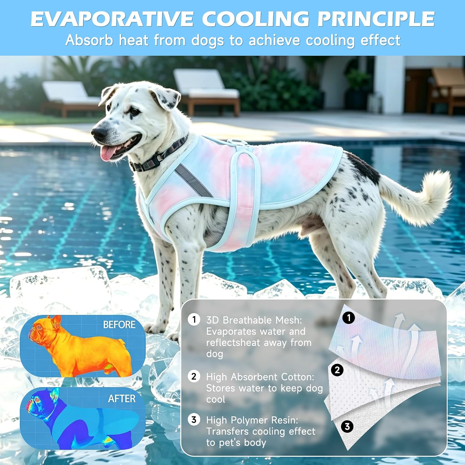 Detalle 2 de ZINGTERRA Dog Cooling Vest