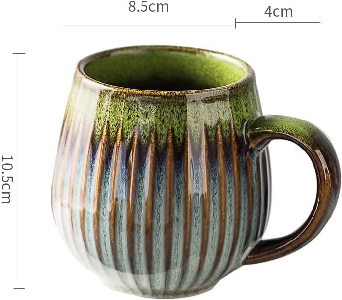 Thumbnail 6 de ZPPLD stor stengodsmugg, 500 ml med handglaserad yta och stort handtag