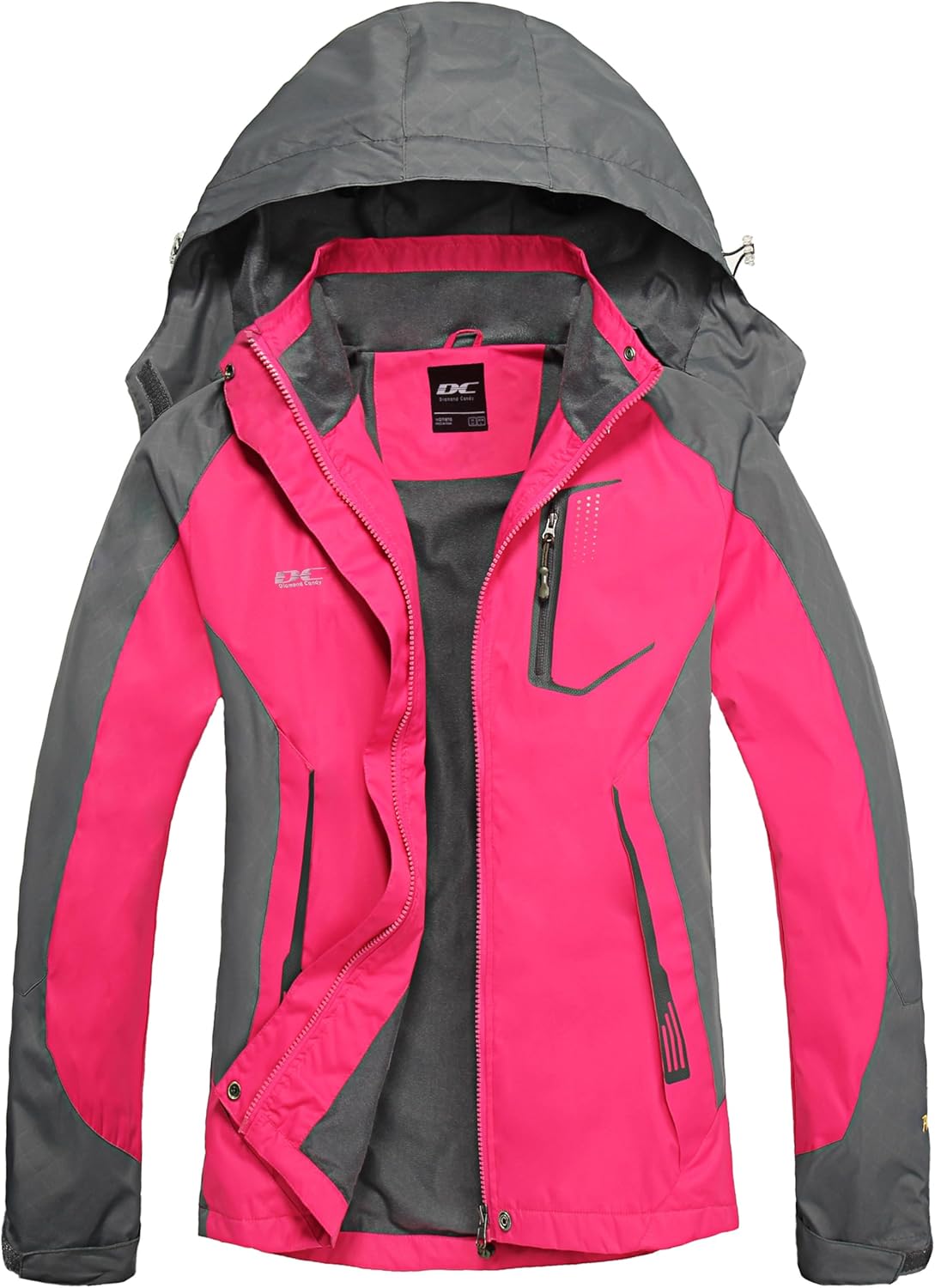 Detalle de DCmount Regenjacke Damen Wasserdicht