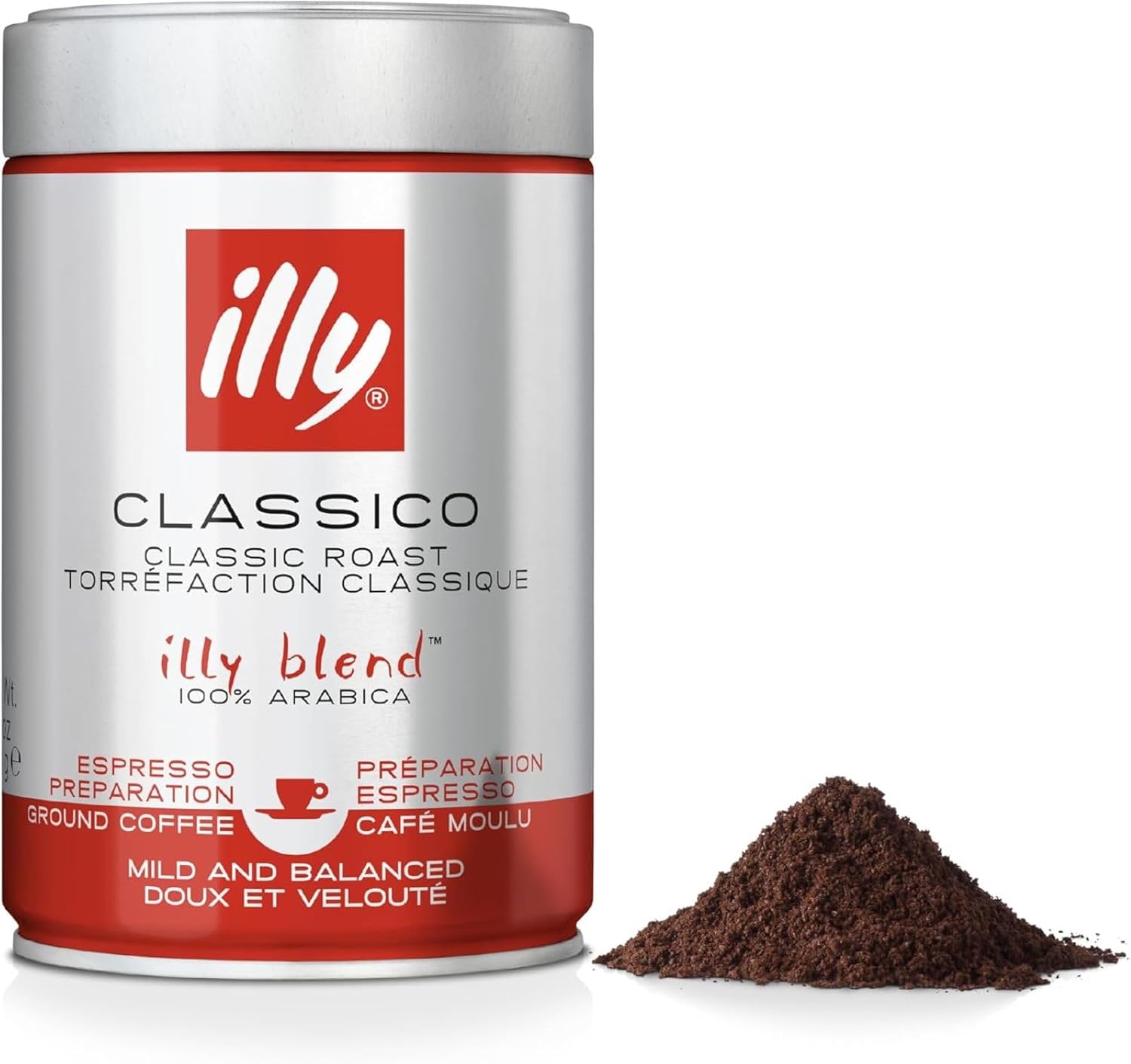 Detalle de illy Caffè Macinato Espresso Tostato CLASSICO 250 g – 100% Arabica