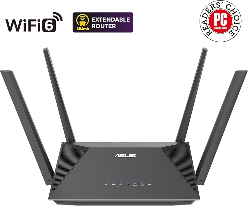 Detalle 2 de ASUS RT-AX52 Router WiFi 6 AX1800