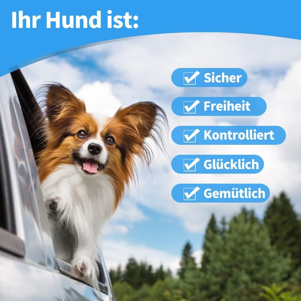 Thumbnail 2 de Mi Metty Anschnallgurt Hund Auto – Sicherheitsgurt aus Stahldraht, 3 Größen