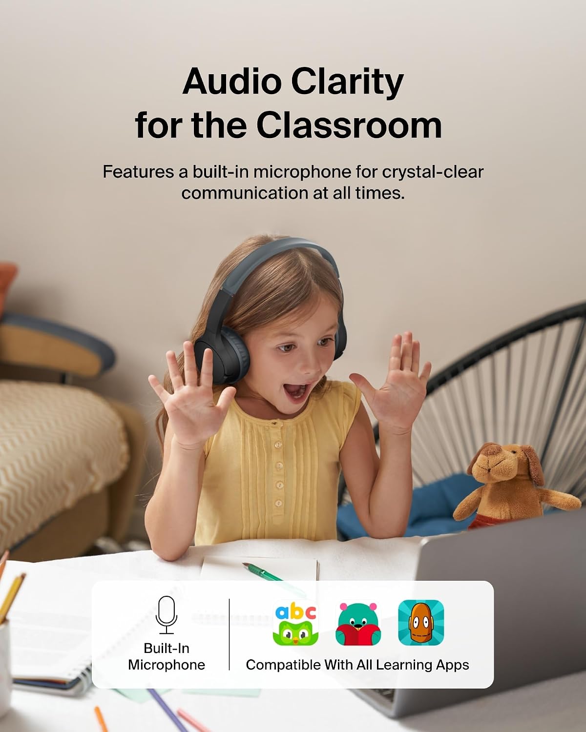 Thumbnail 4 de Belkin SoundForm Mini Kids Wireless Headphones 30H
