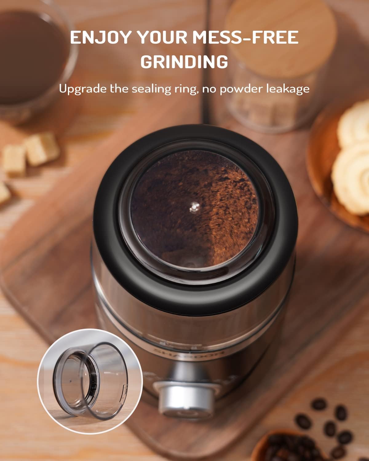 Thumbnail 4 de SHARDOR Electric Blade Coffee Grinder, 1 Bowl