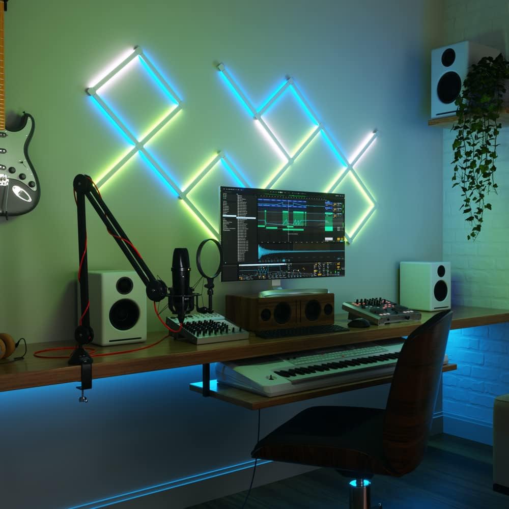 Thumbnail 4 de Nanoleaf Lines Extensión 3 Barras Luz LED RGBW 90° 🌈