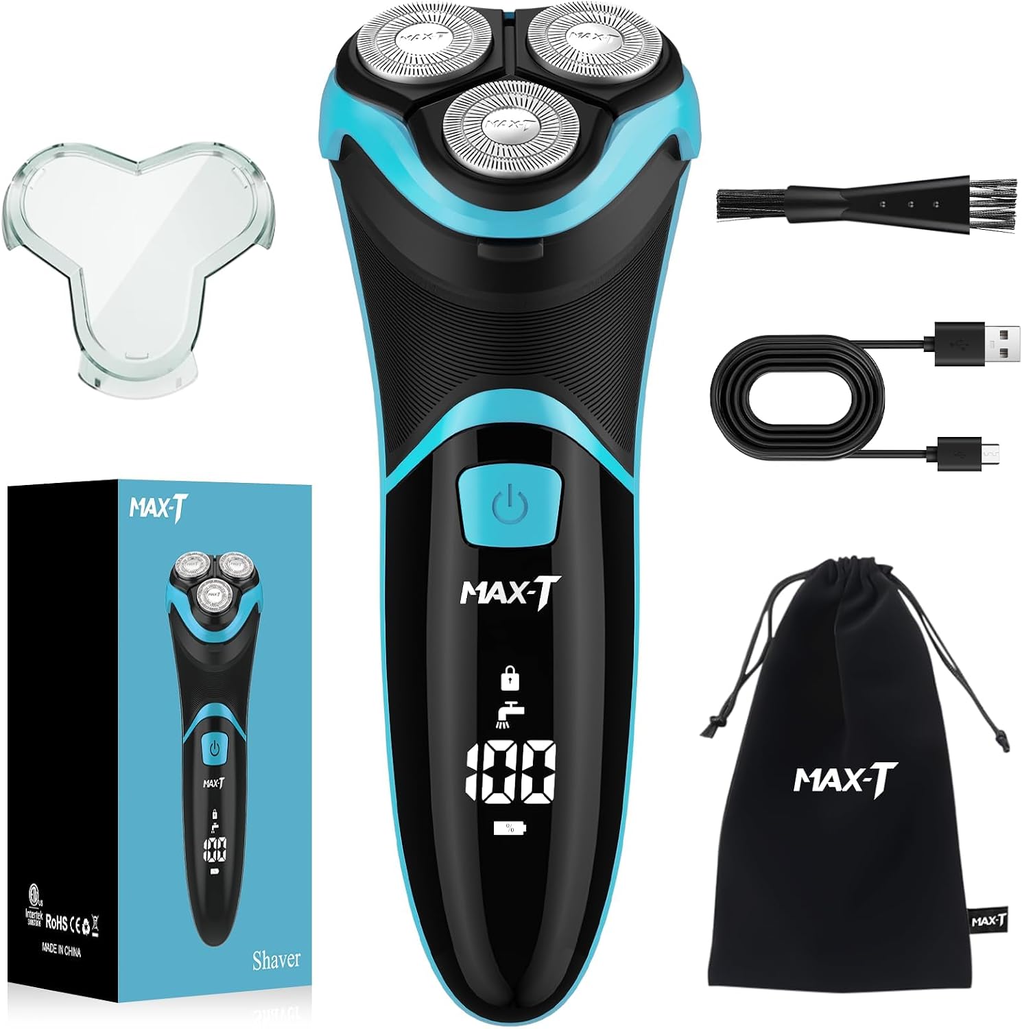 Detalle de MAX-T Electric Shaver 3D Rotary