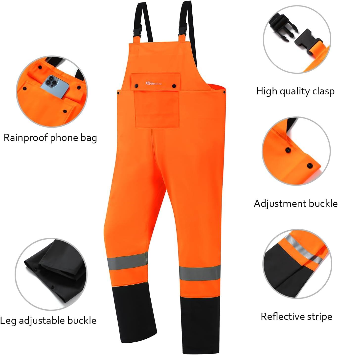 Thumbnail 2 de HANMENGXUAN Rain Suit PVC/PU