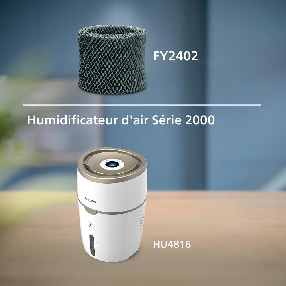 Detalle 2 de Filtre d'humidification Philips Original NanoCloud HU4816 – 6 mois, pour humidificateur série 2000