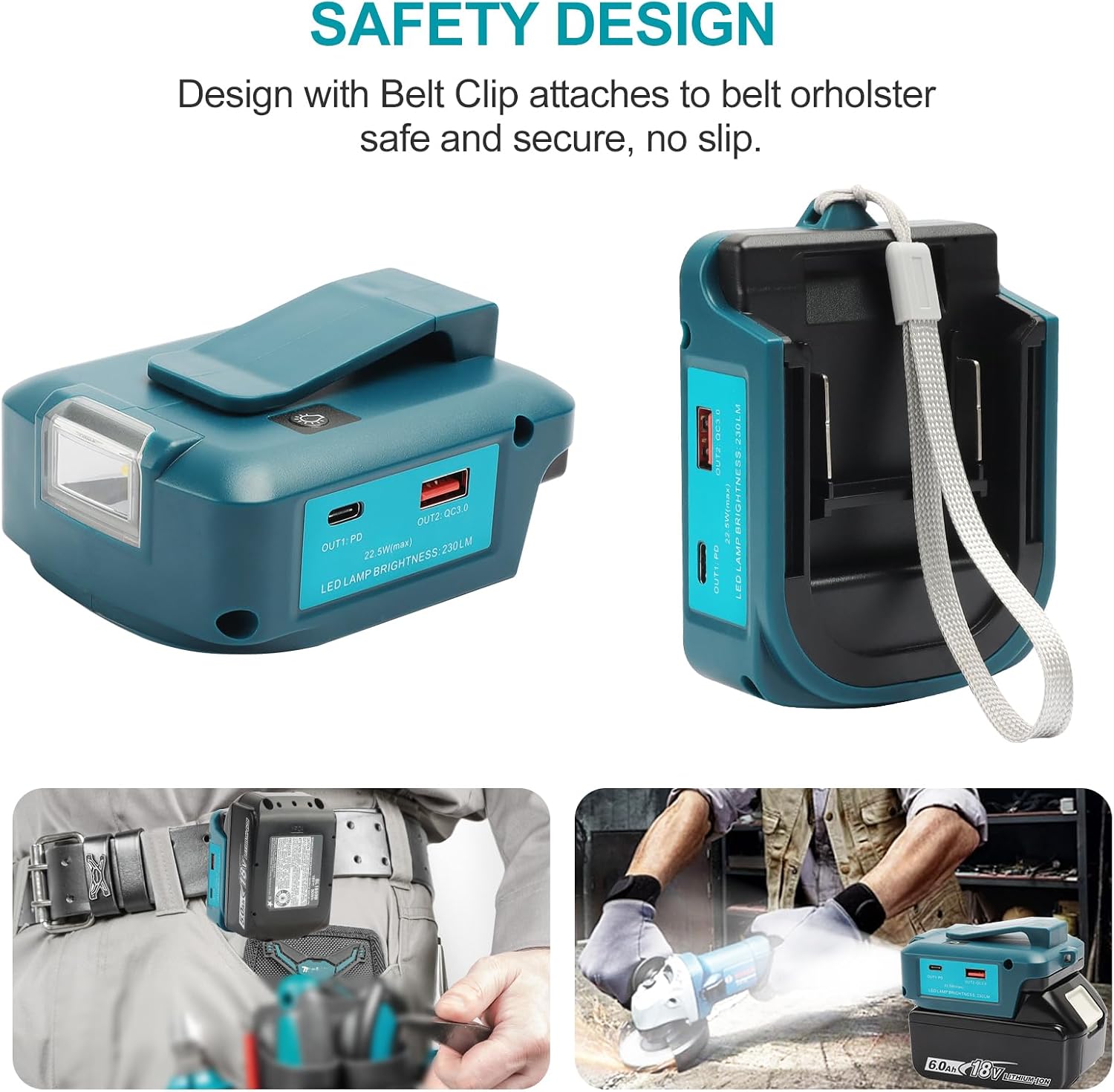 Thumbnail 2 de QUPERR Adp05 Power Source Makita Akku Adapter