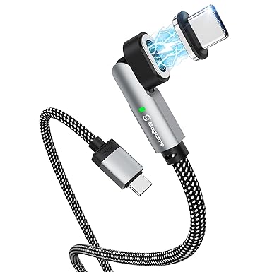 Imagen de Magtame Cable USB C Magnético 100W 90° - 1.5M ⚡ en OfertitasTOP