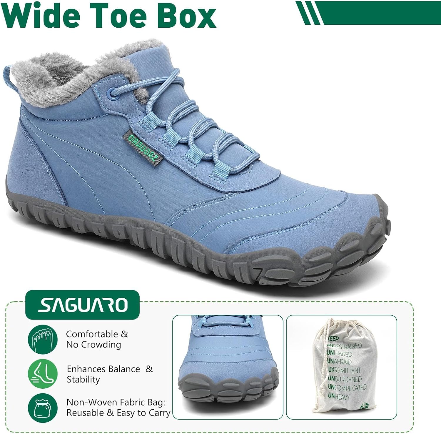 Thumbnail 4 de SAGUARO Winter Barfußschuhe Damen