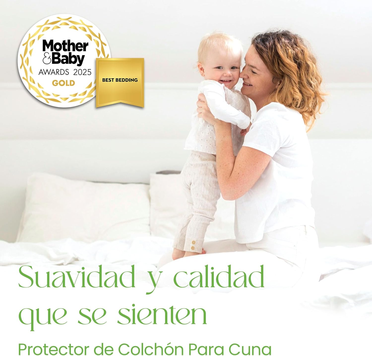 Thumbnail 1 de Protector de cuna 50x90 funda impermeable 100% bambú