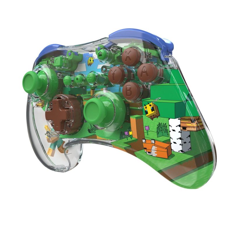 Thumbnail 2 de Gamepad PDP REALMz 500-234-STV: diseño temático Minecraft para Nintendo Switch (inalámbrico y alámbrico)