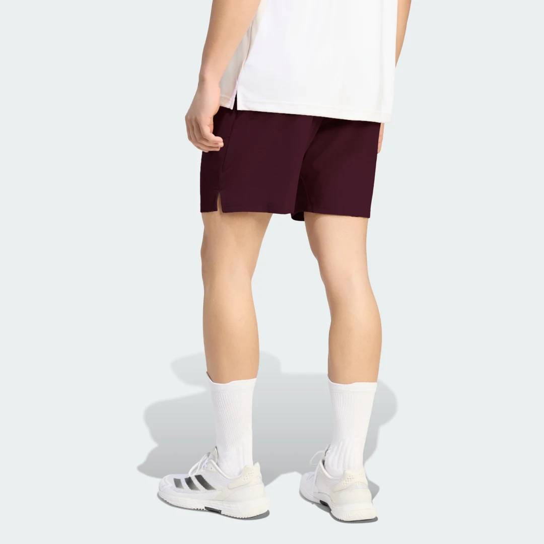 Detalle 2 de Pantalón corto de tenis Climacool Ergo de Adidas - Burgundy