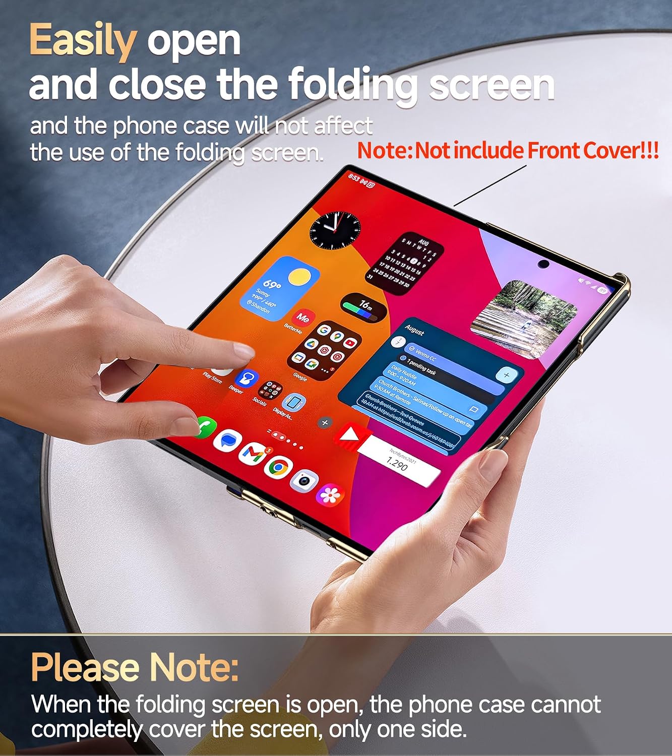 Thumbnail 6 de LeYi Samsung Galaxy Z Fold 7 case