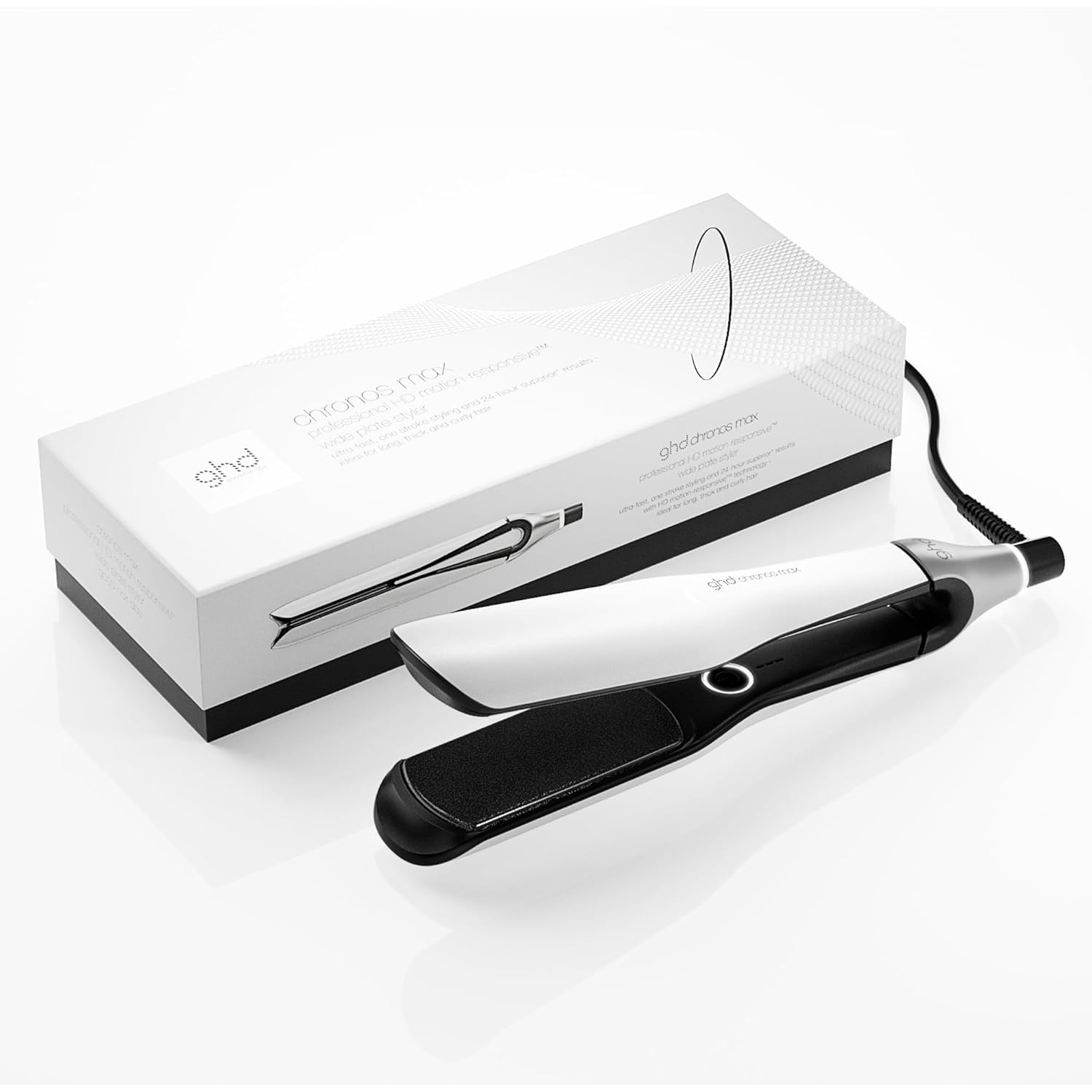 Detalle de ghd chronos max Breites Glätteisen – leistungsstarker Styler für dickes, langes und lockiges Haar